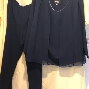 Women's 3 piece Cocktail Pants Suit